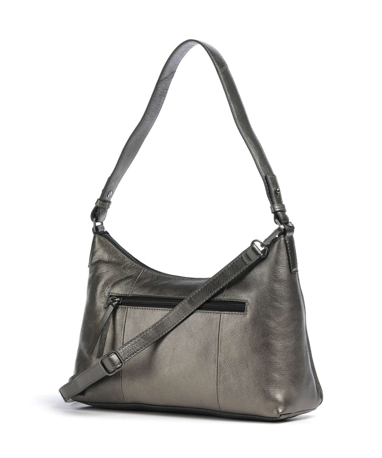 Burkely Creased Crystal Shoulder bag gunmetal