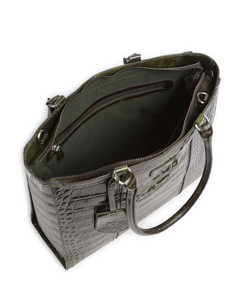 Burkely Cool Colbie Tote bag olive patent