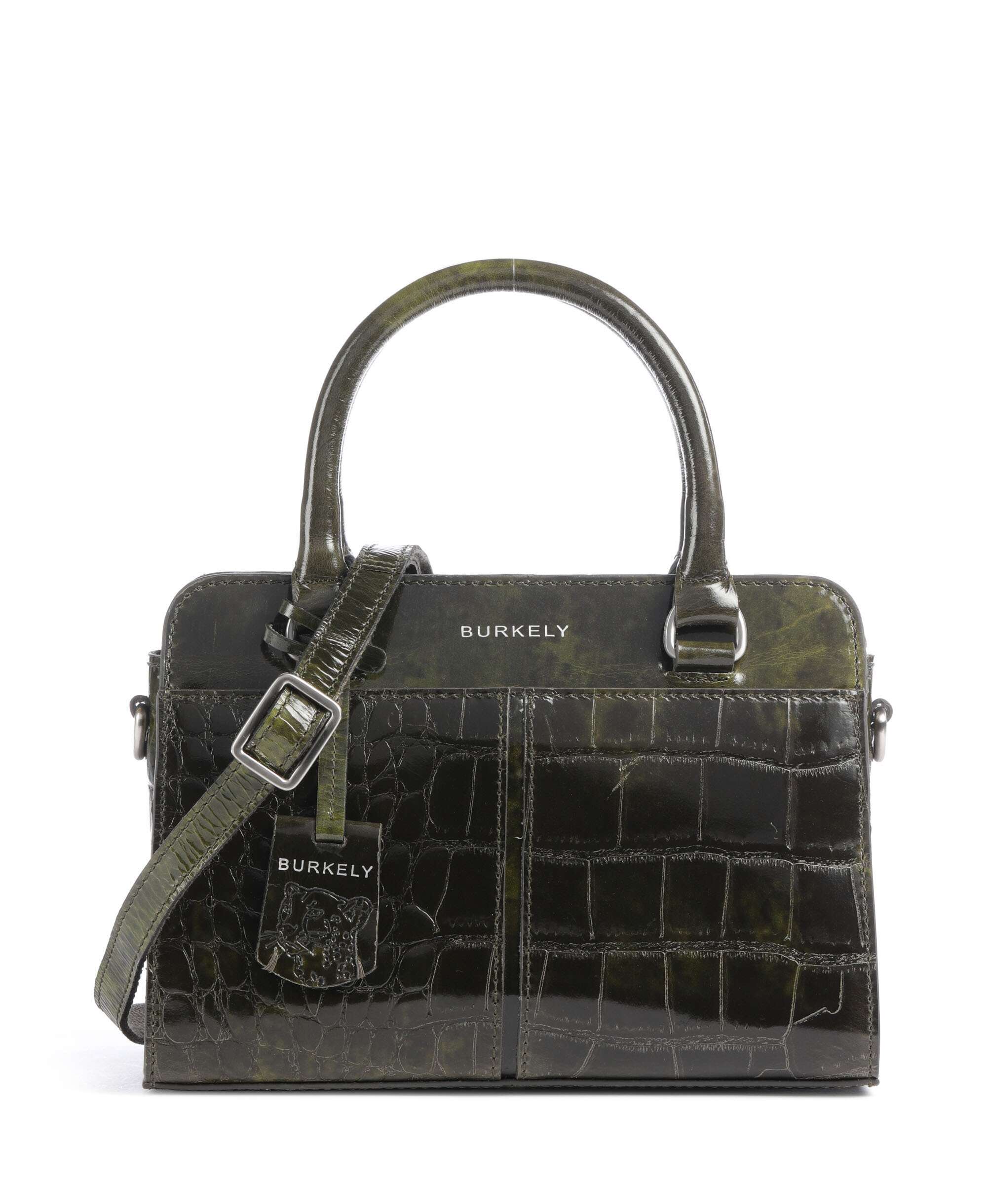 Burkely Cool Colbie Handbag olive patent