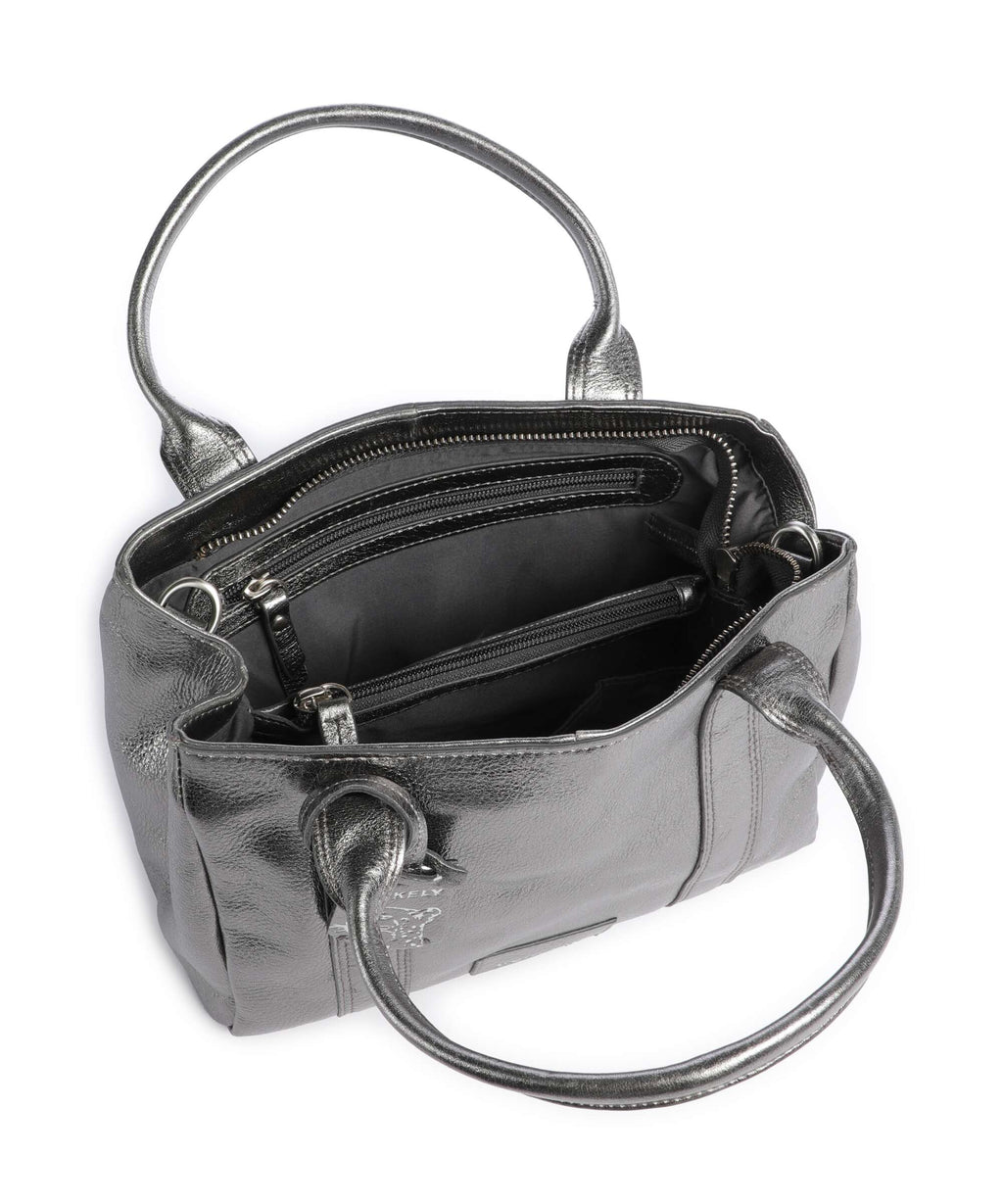 Burkely Soft Skylar Handbag gun metal
