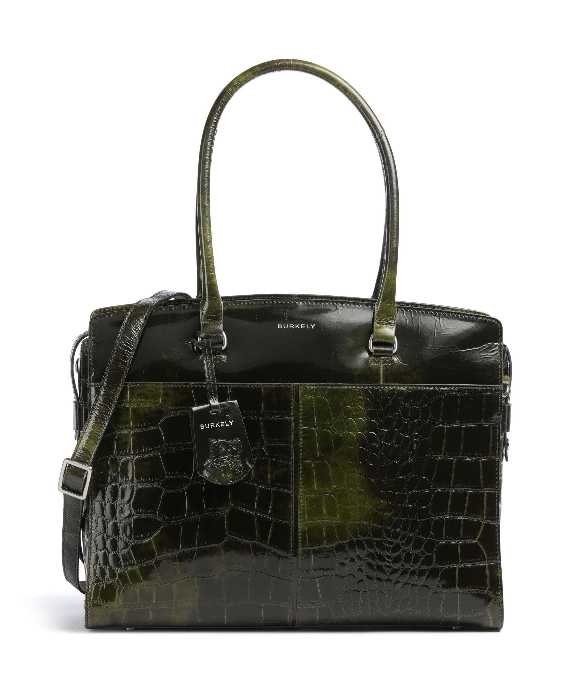 Burkely Cool Colbie Tote bag olive patent
