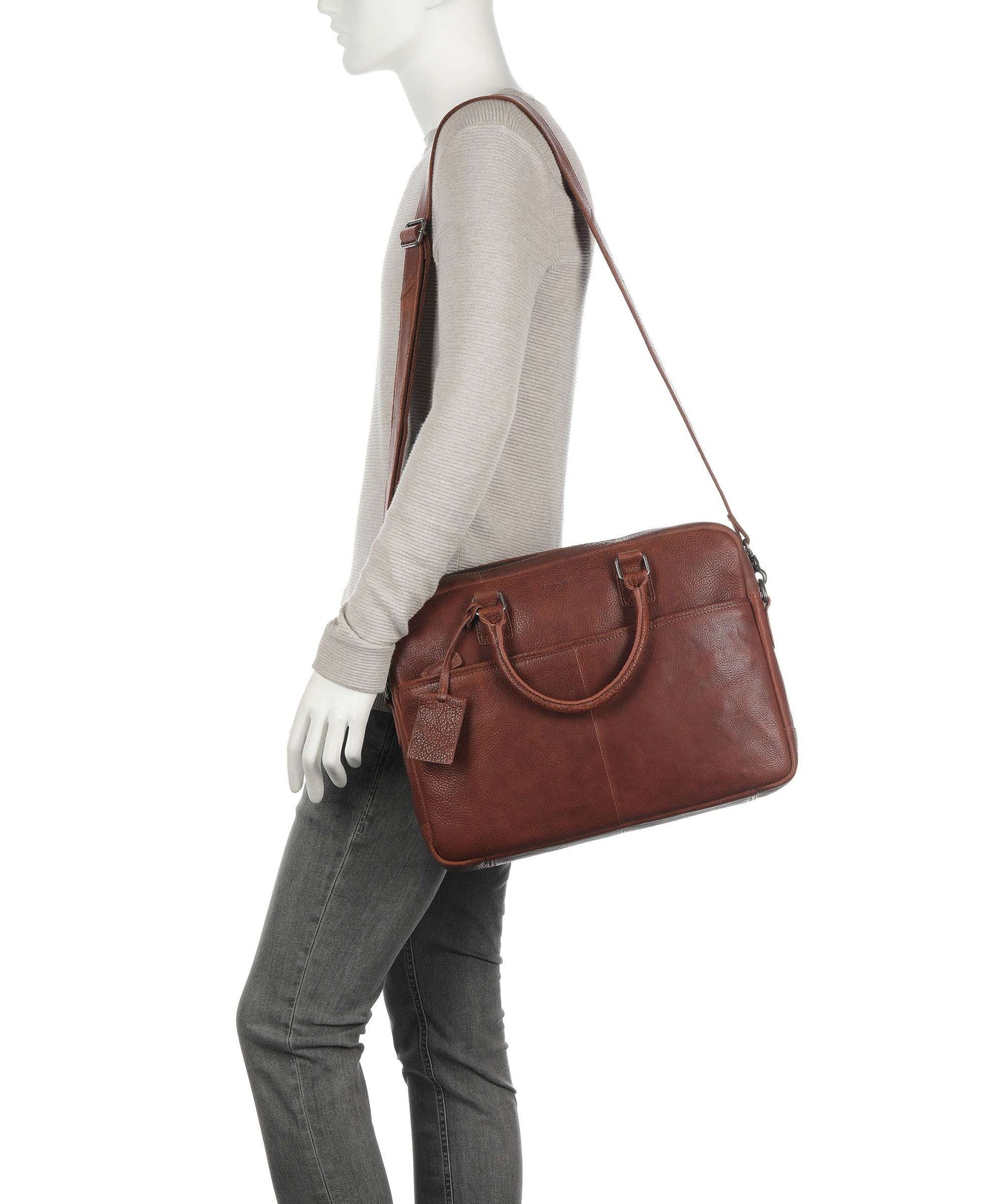 Burkely Antique Avery Briefcase tan