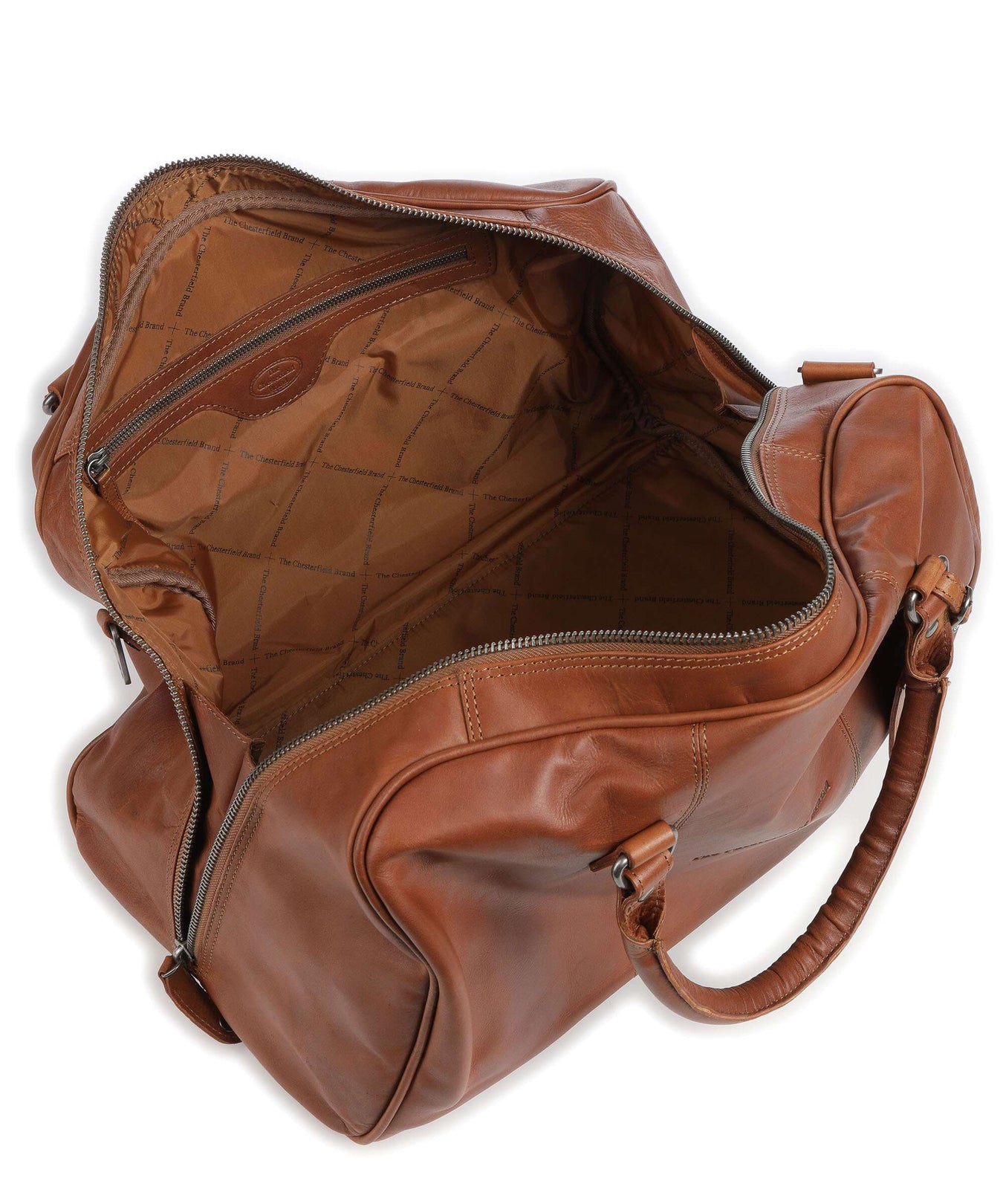The Chesterfield Brand Liam Weekend bag cognac