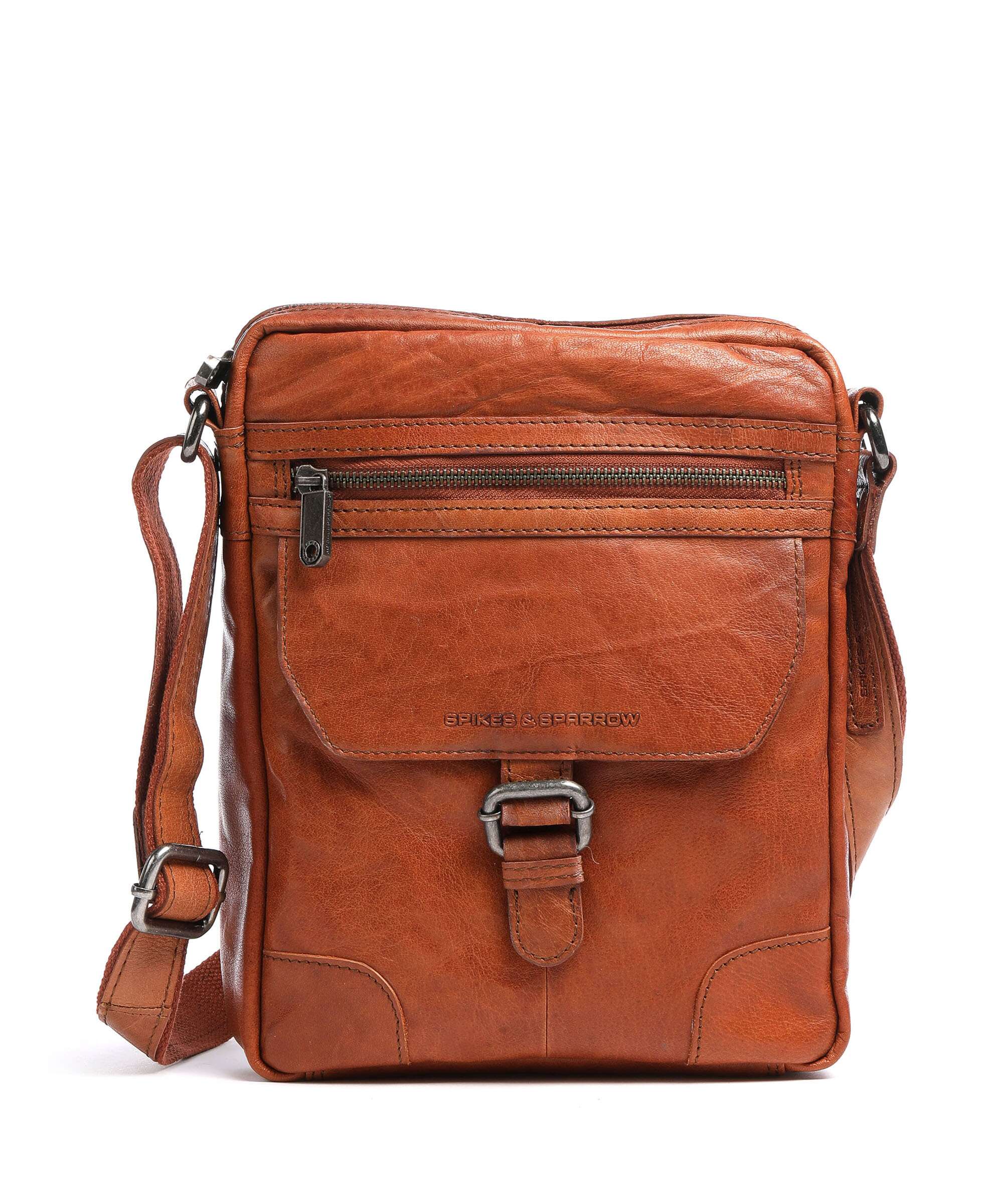 Spikes & Sparrow Bronco Nebraska Crossbody bag brandy