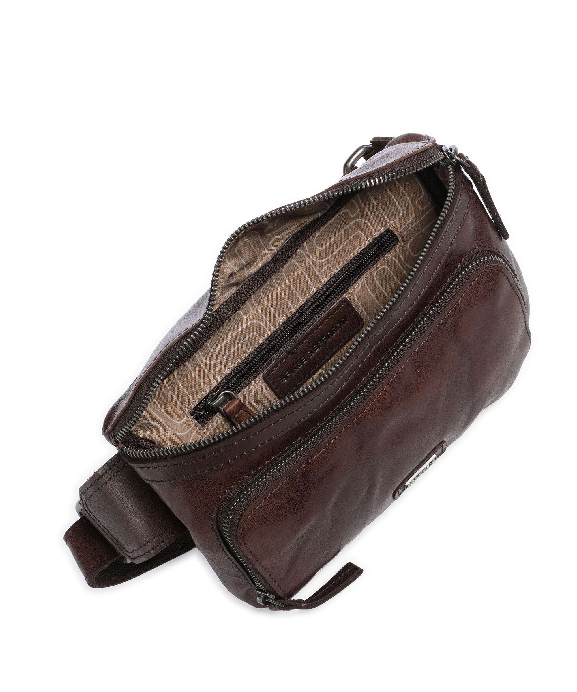 Spikes & Sparrow Bronco Belt bag dark brown
