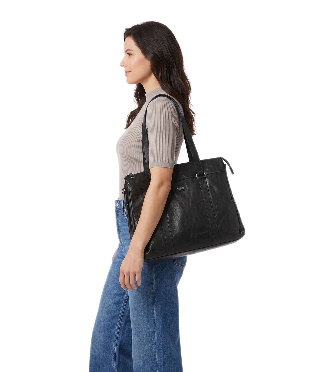 Spikes & Sparrow Bronco California Tote bag black