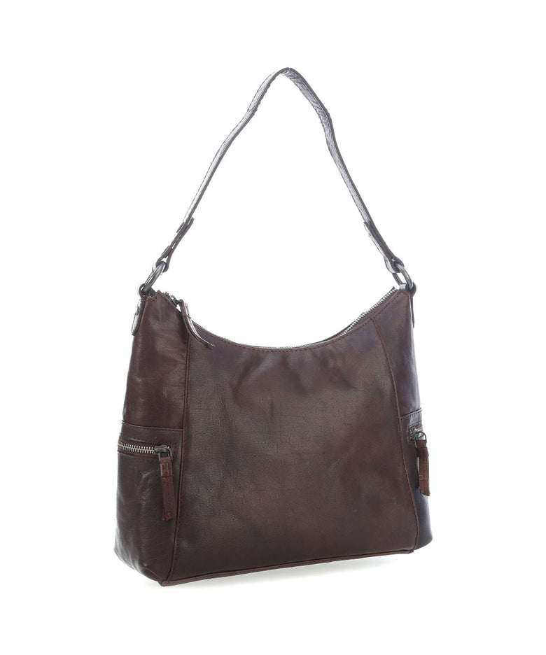 Spikes & Sparrow Bronco Toronto Hobo bag dark brown