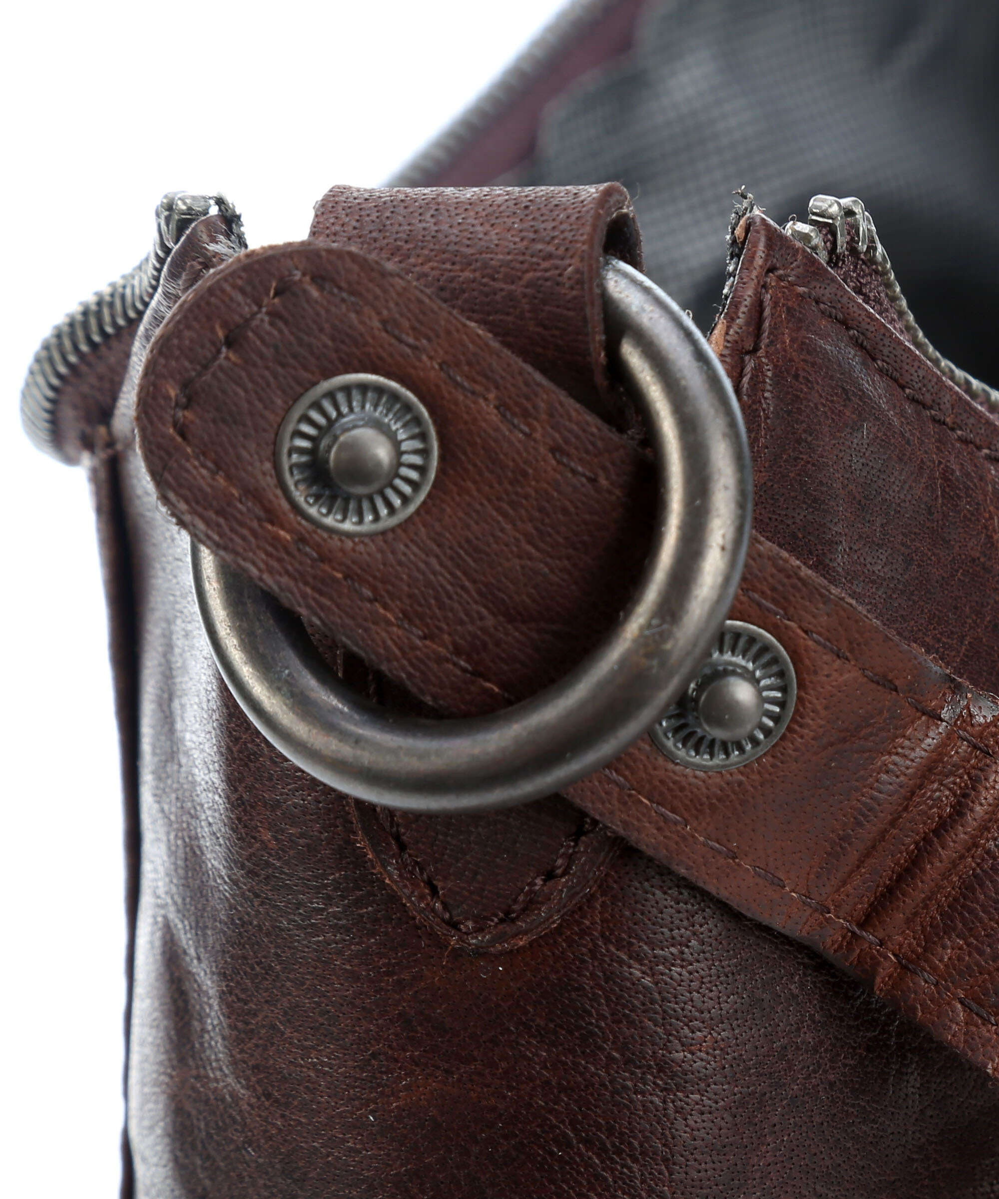 Spikes & Sparrow Bronco Hobo bag dark brown