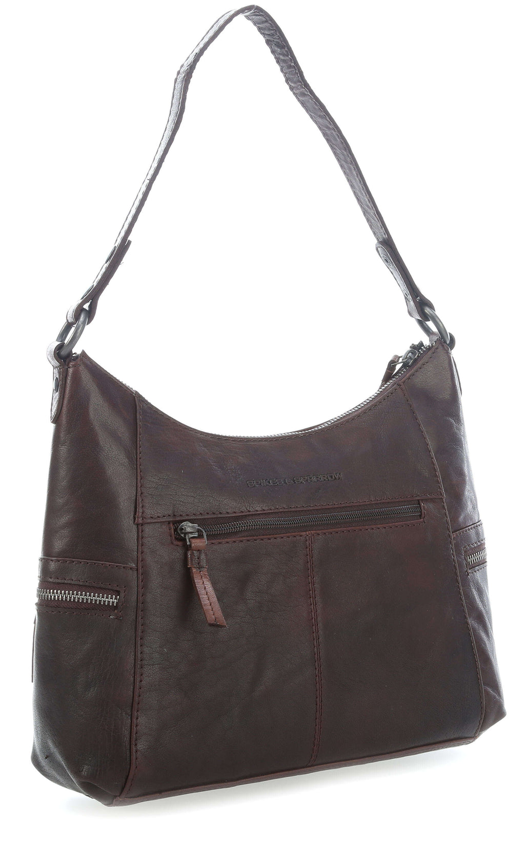 Spikes & Sparrow Bronco Toronto Hobo bag dark brown