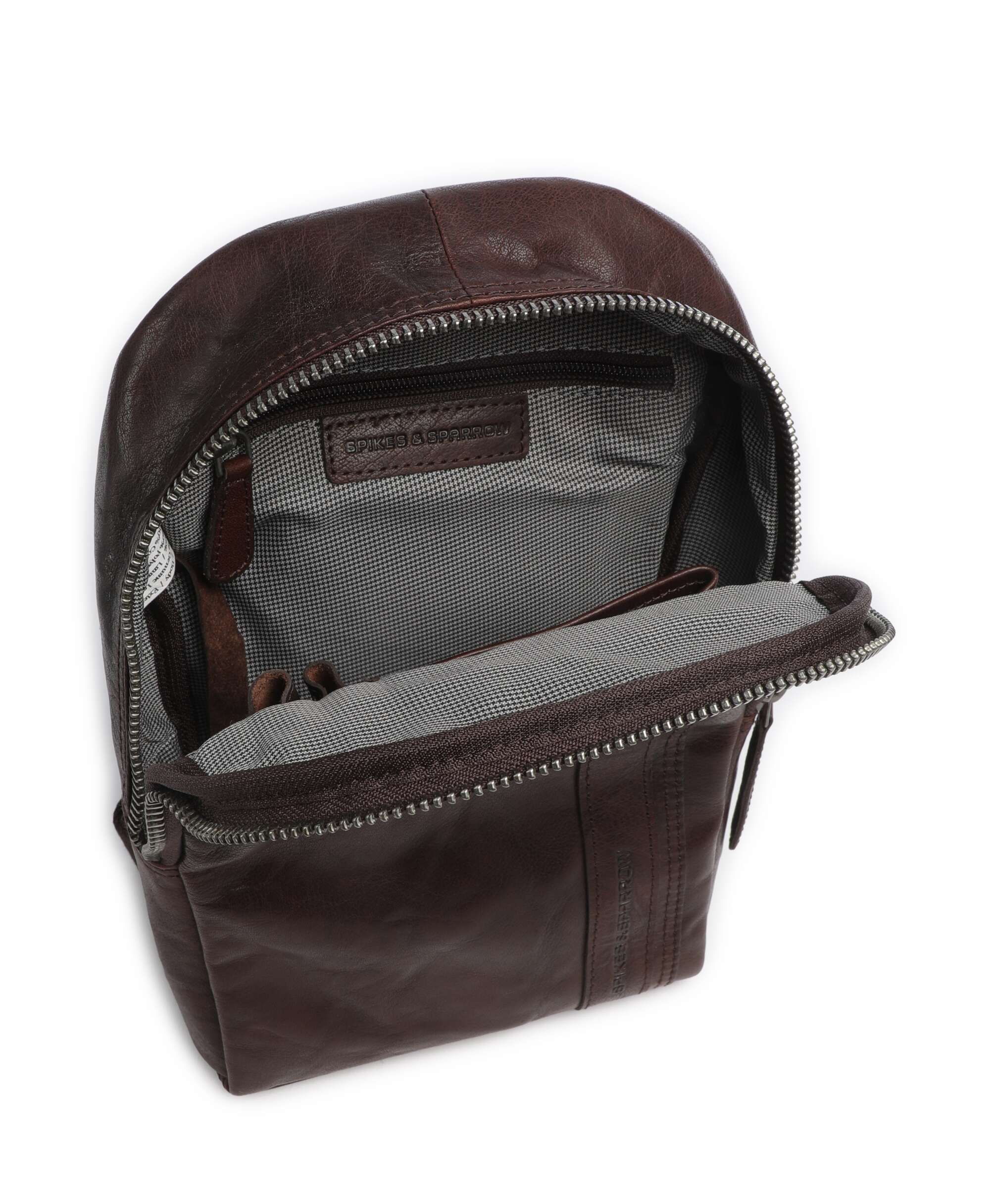 Spikes & Sparrow Bronco Washington Sling bag dark brown