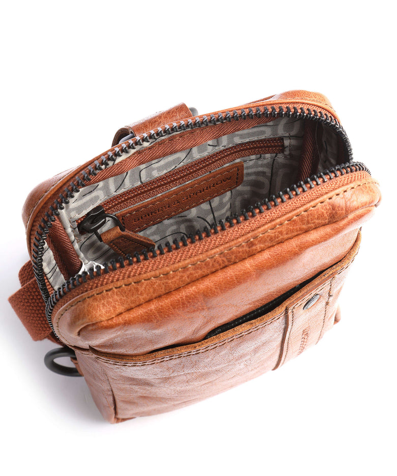 Spikes & Sparrow Bronco Sling bag cognac