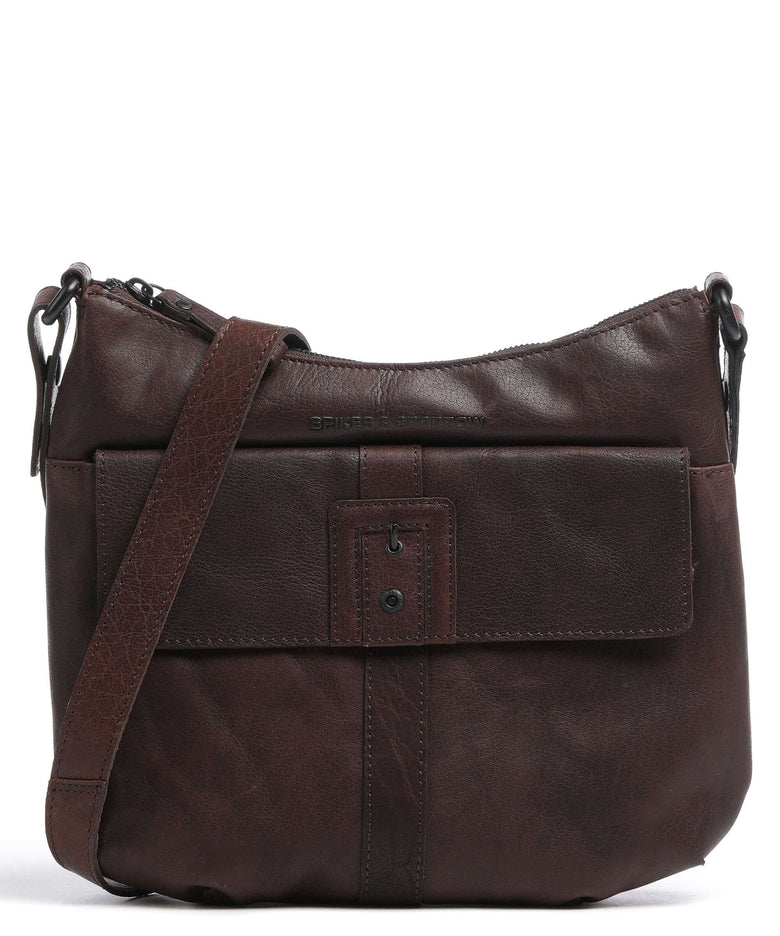 Spikes & Sparrow Bronco Shoulder bag dark brown