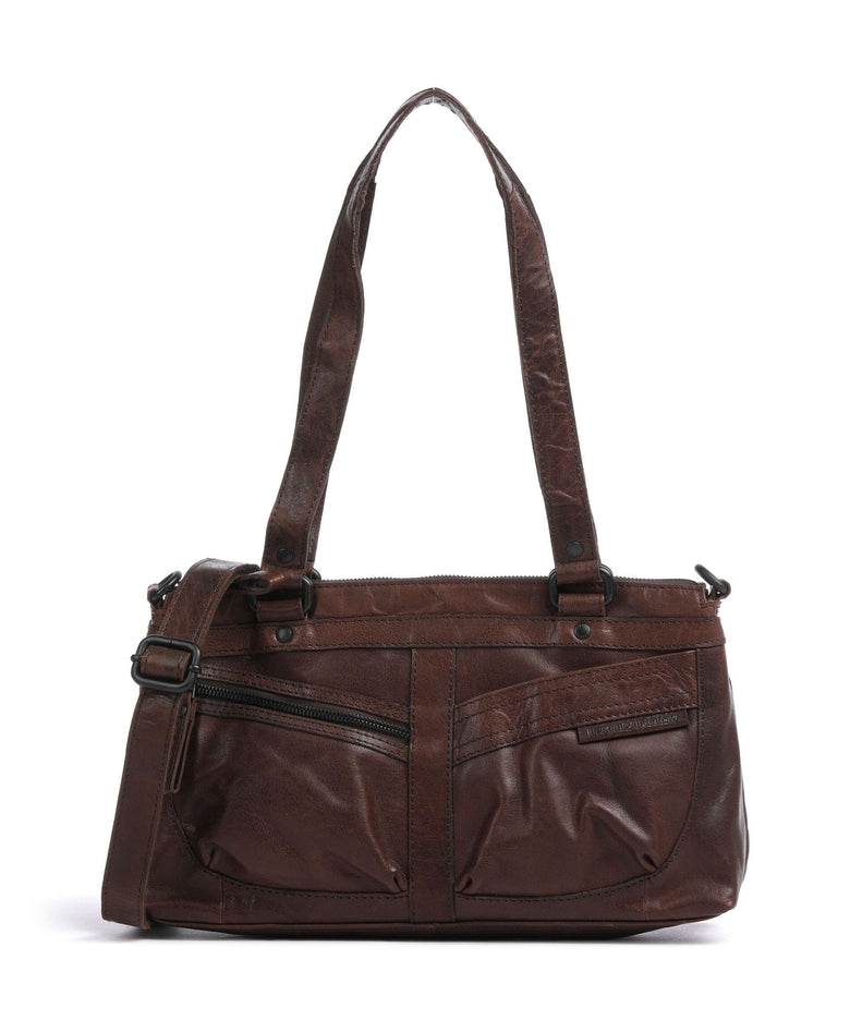 Spikes & Sparrow Bronco Cherish Shoulder bag dark brown