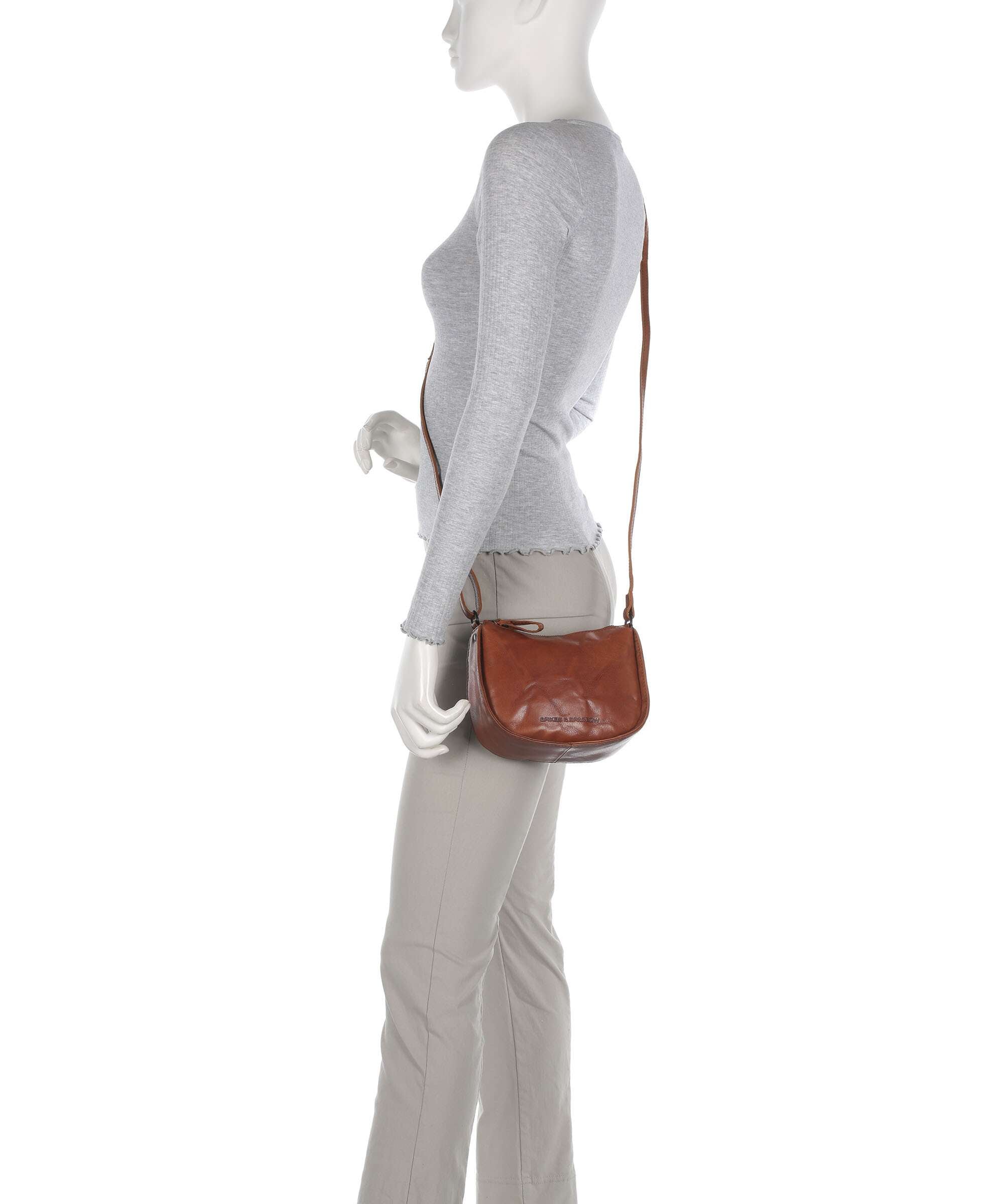 Spikes & Sparrow Bronco Emilie Crossbody bag brandy