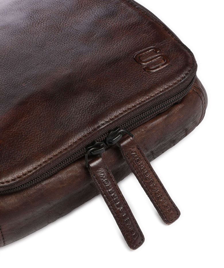 Spikes & Sparrow Apache Midian Toiletry bag dark brown
