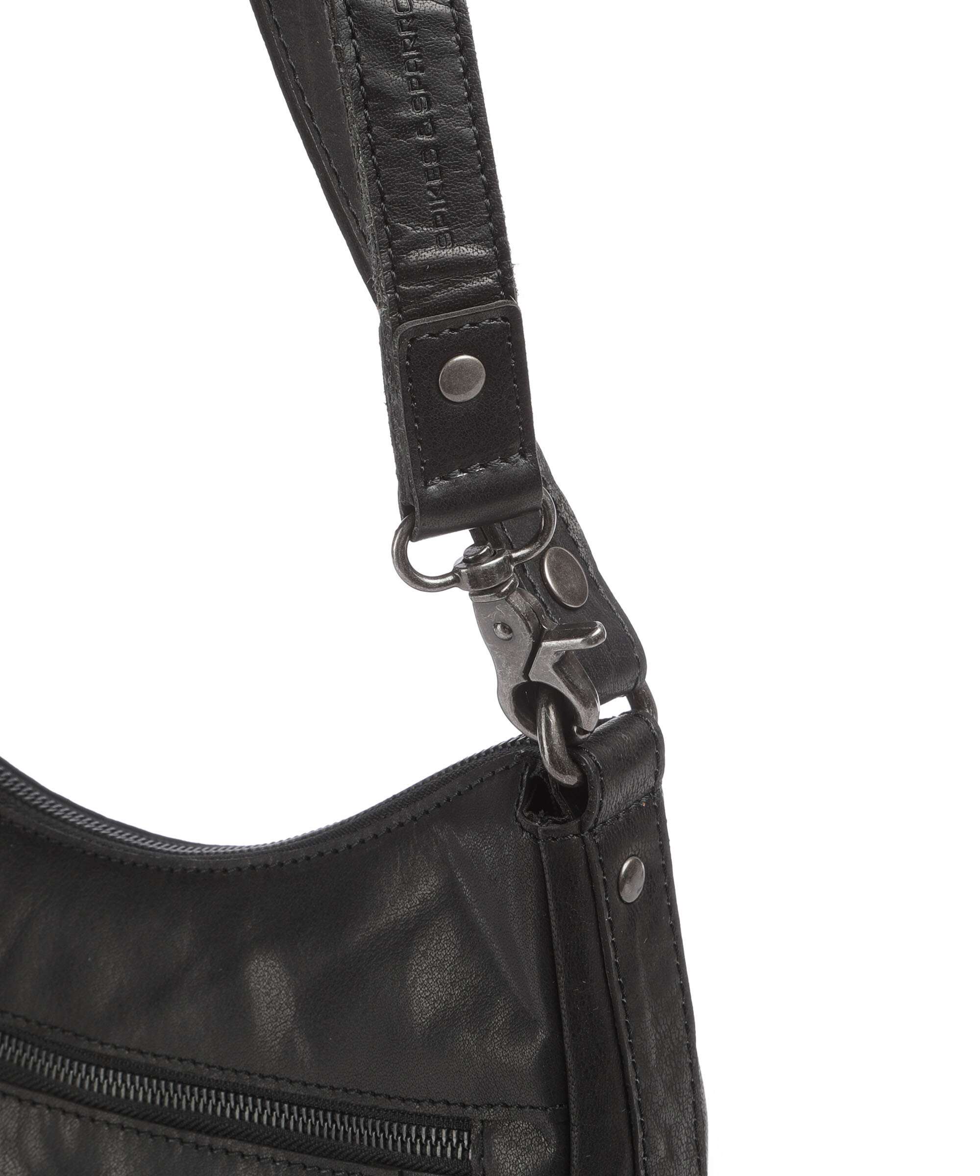 Spikes & Sparrow Bronco Candee Hobo bag schwarz
