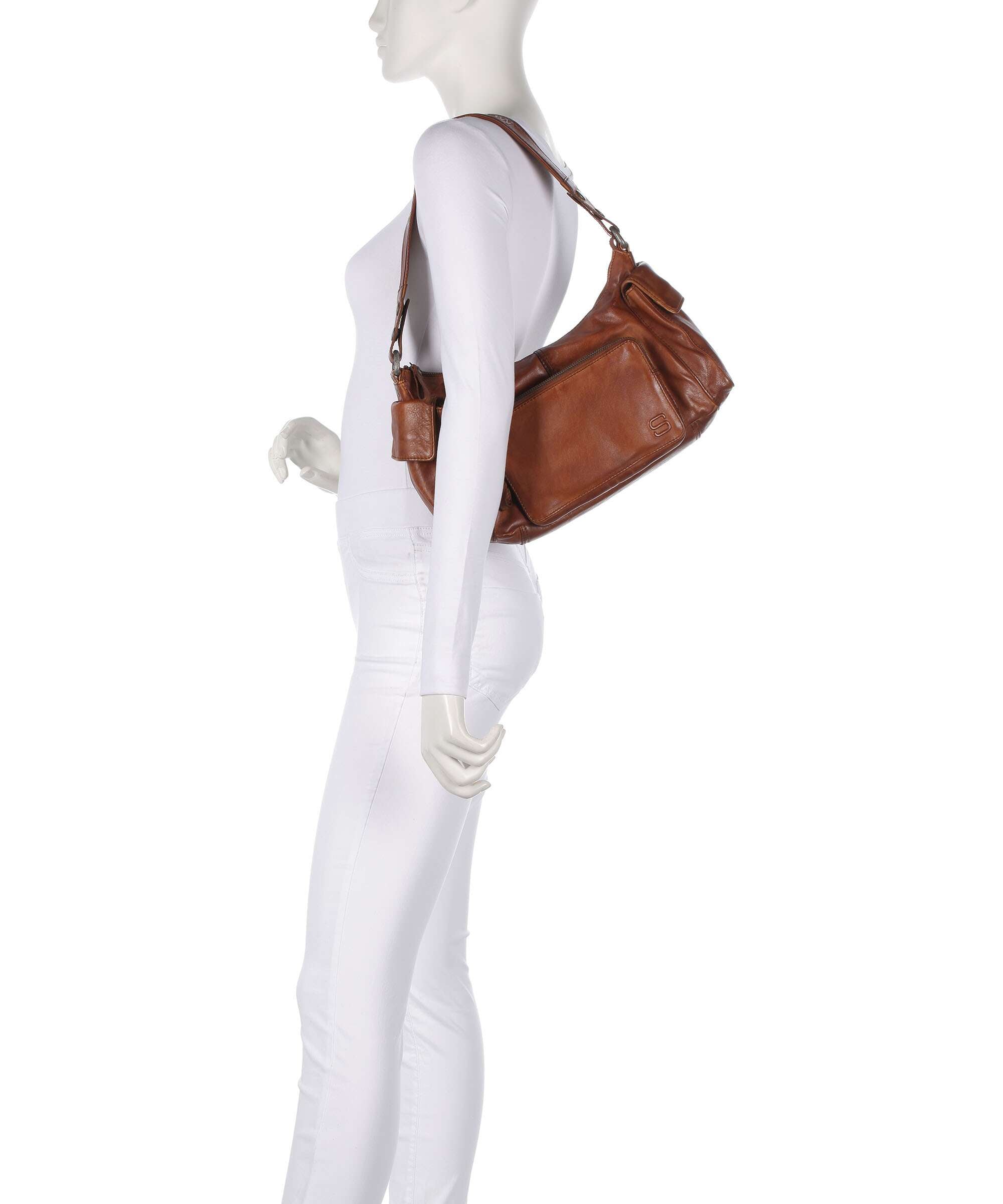 Spikes & Sparrow Apache Jaclyne Shoulder bag brandy