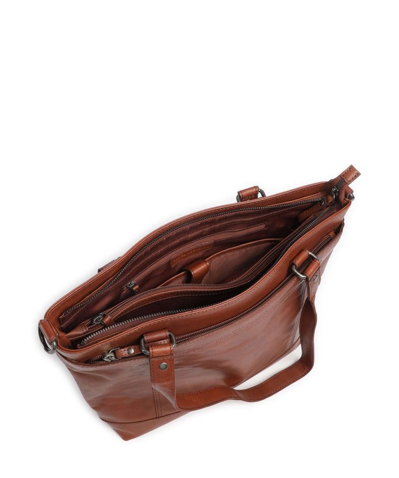 Spikes & Sparrow Bronco Rachelle Tote bag brandy