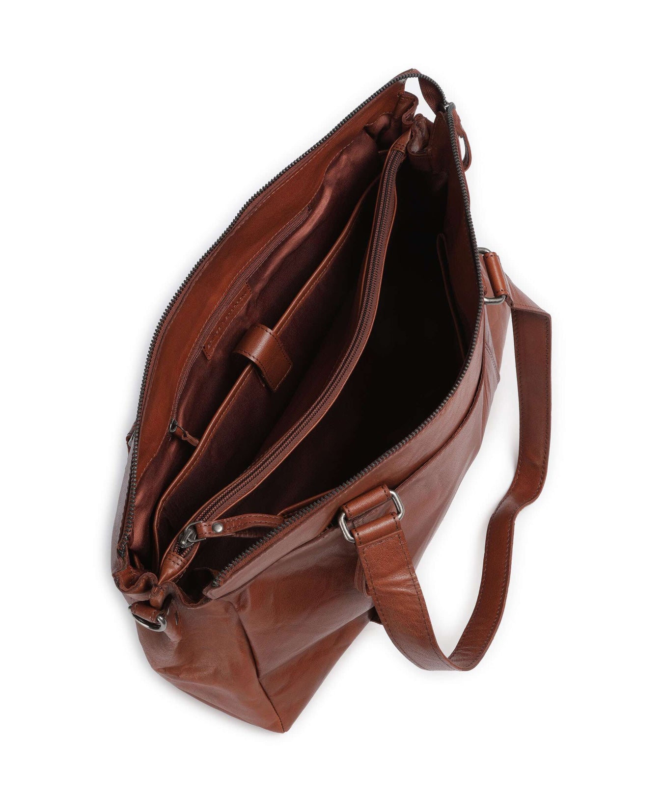 Spikes & Sparrow Bronco Maureen Briefcase brandy