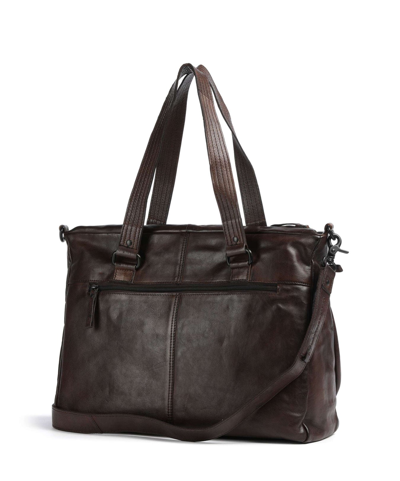 Spikes & Sparrow Apache Chrissey Briefcase dark brown