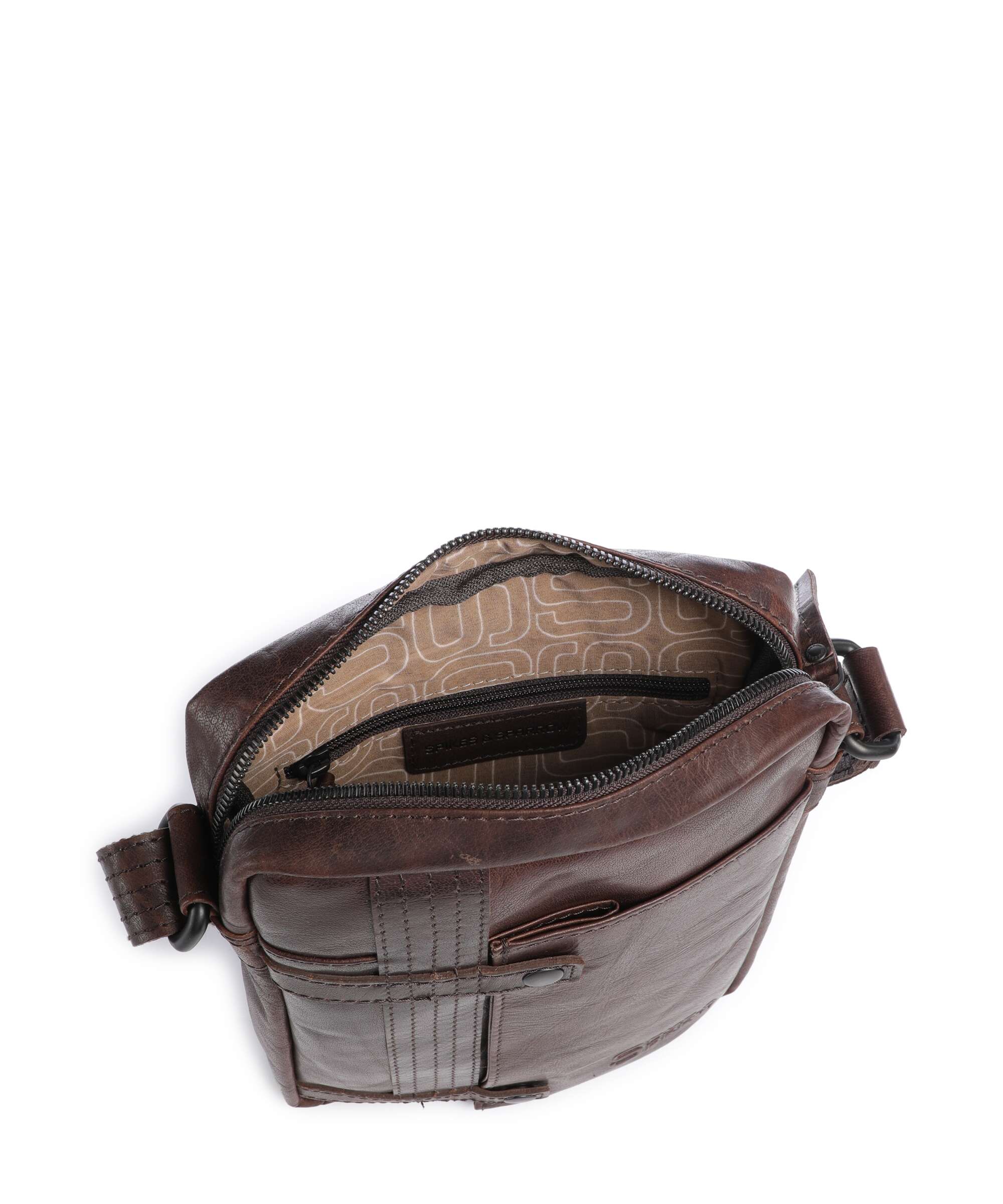 Spikes & Sparrow Bronco Benn Crossbody bag dark brown