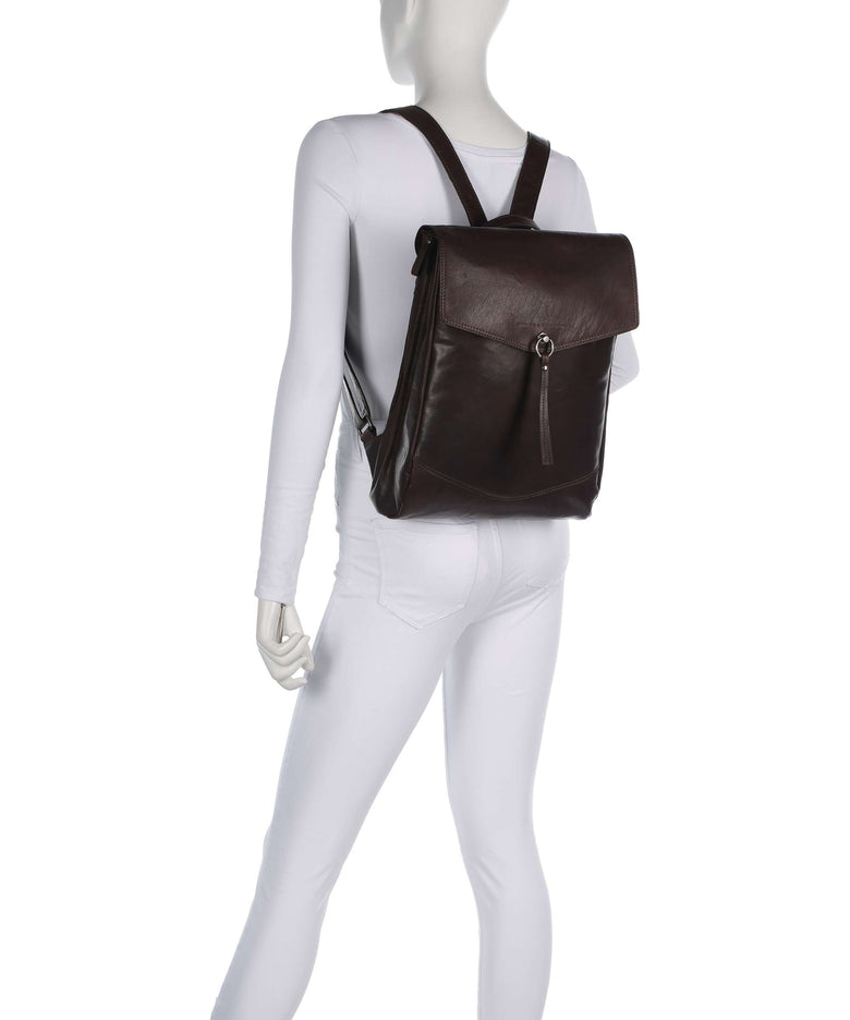 Spikes & Sparrow Bronco Marlotte Laptop backpack dark brown