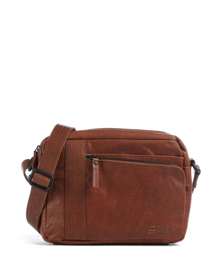 Spikes & Sparrow Bronco Ayden Crossbody bag brandy