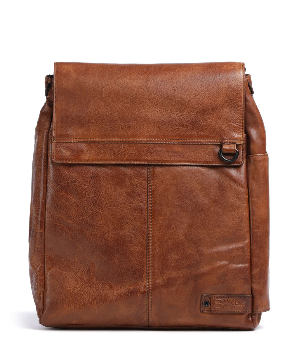 Spikes & Sparrow Apache Ted Laptop backpack brandy