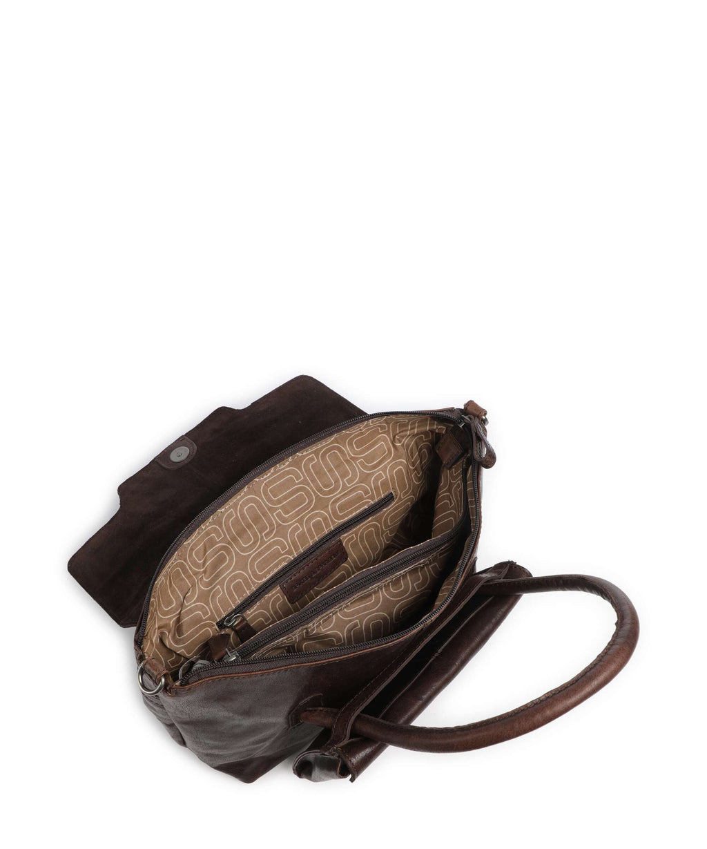 Spikes & Sparrow Bronco Hailey Handbag dark brown