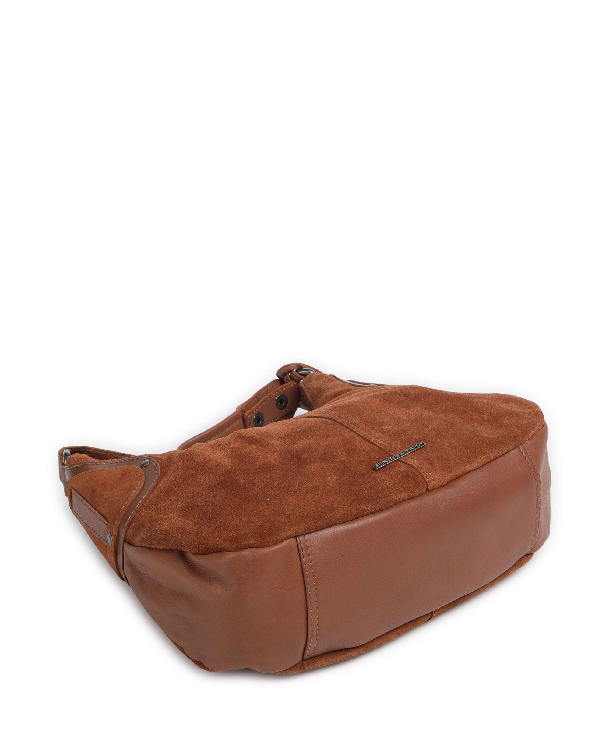 Spikes & Sparrow Suede Mix Anne-Lou Shoulder bag mocca