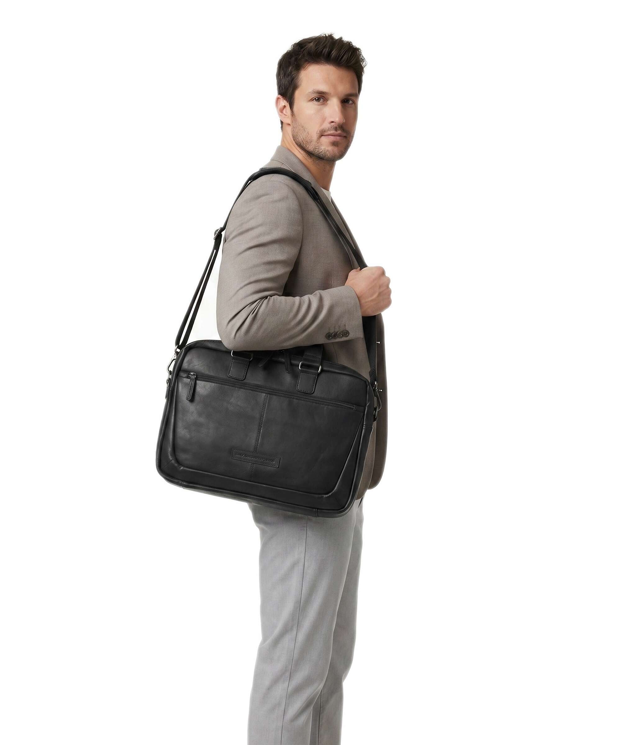 The Chesterfield Brand Seth Briefcase black