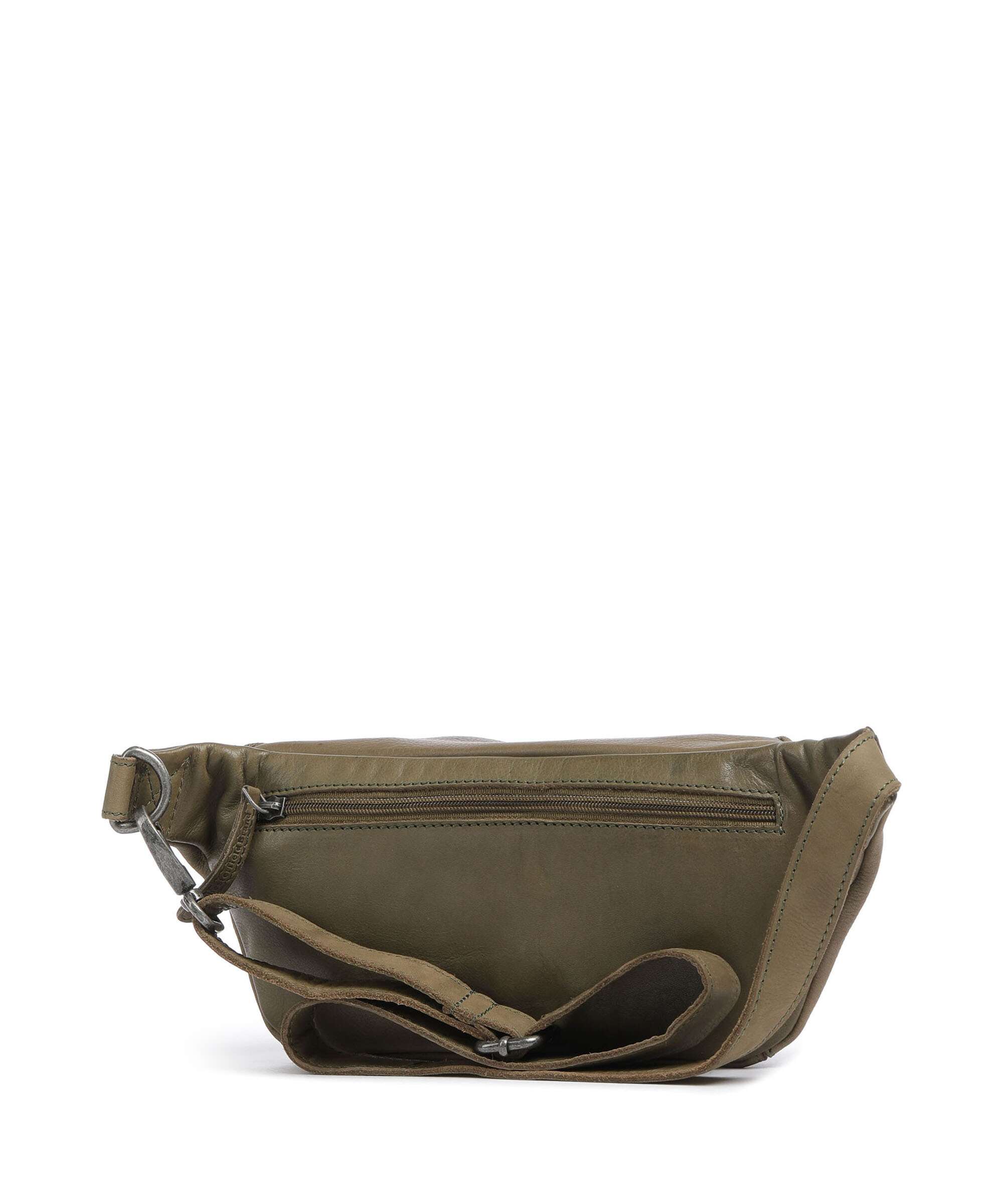 The Chesterfield Brand Washed Waxed Cow Severo Belt bag olive green