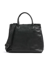 The Chesterfield Brand Cow Wax Pull Up Passau Handtasche black