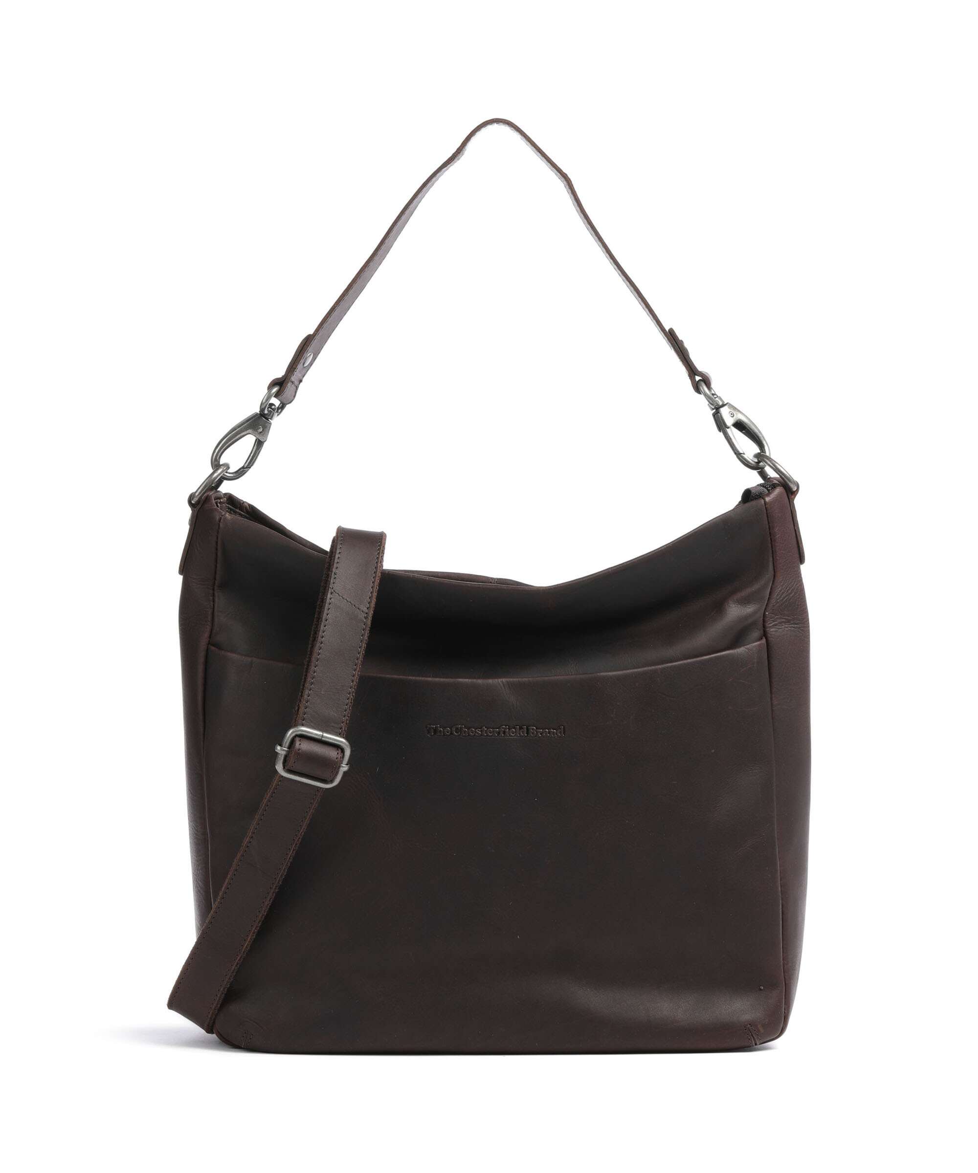 The Chesterfield Brand Wax Pull Up Cow Regina Hobo bag brown