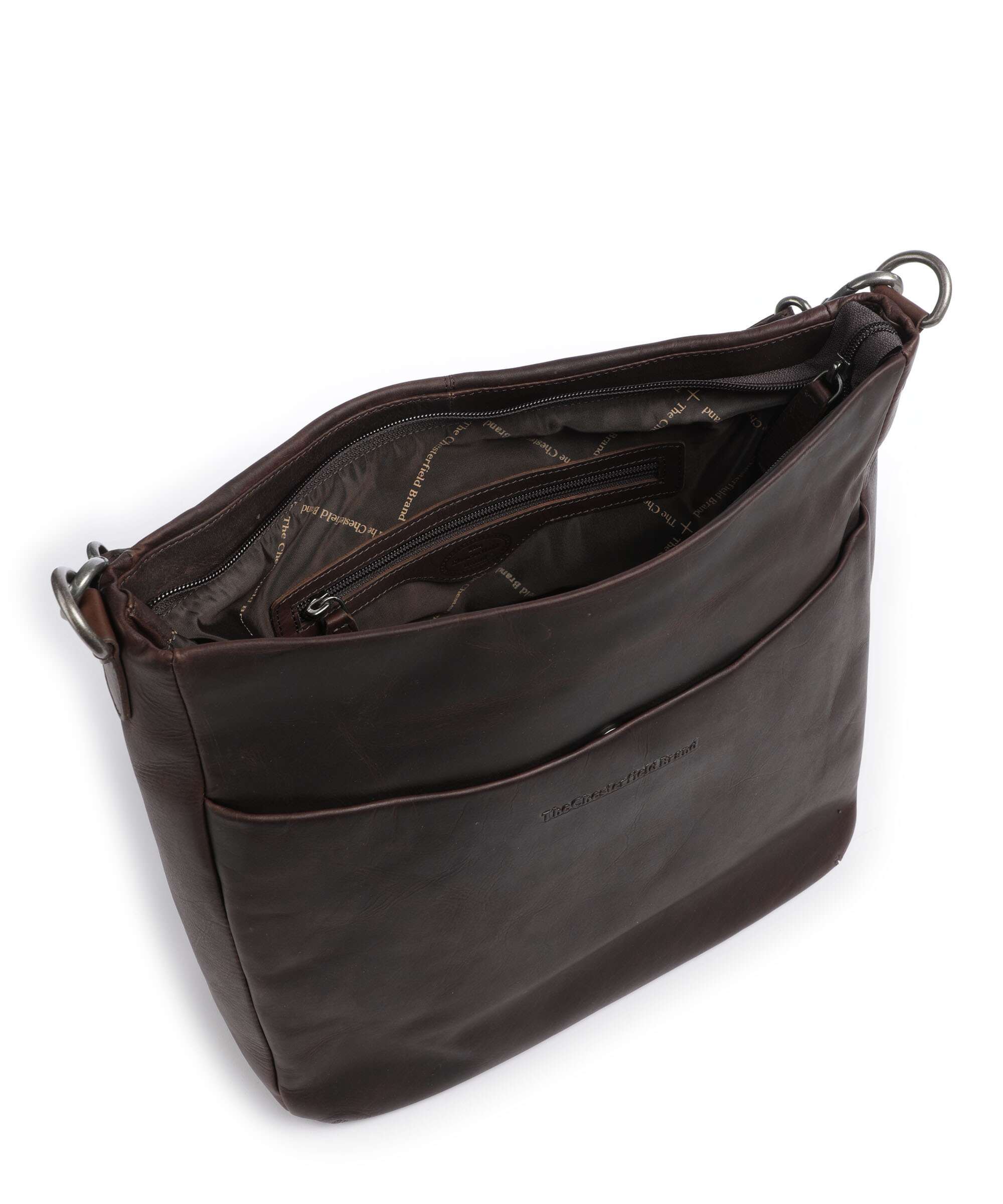 The Chesterfield Brand Wax Pull Up Cow Regina Hobo bag brown