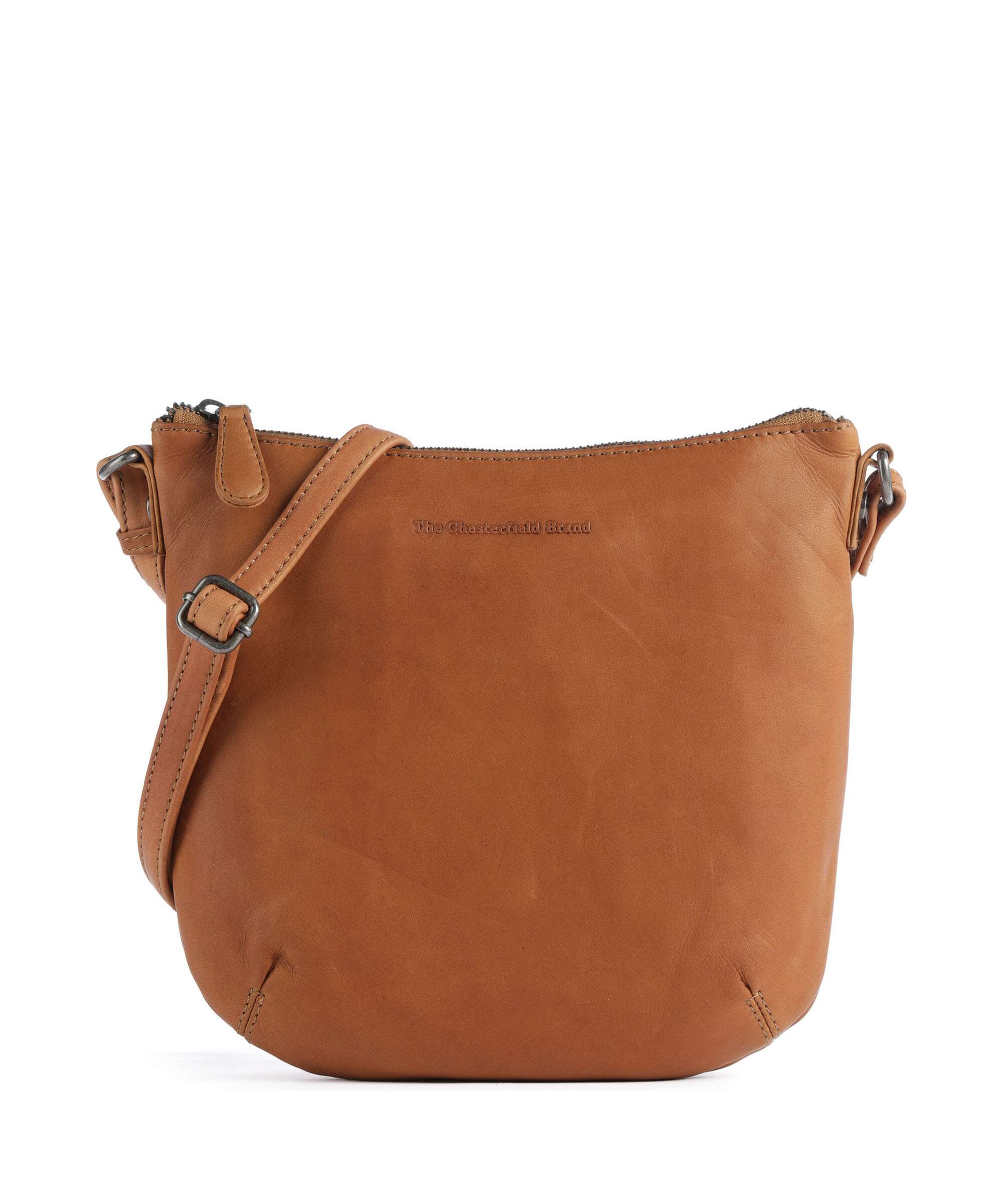 The Chesterfield Brand Wax Pull Up Cow Redding Crossbody bag cognac