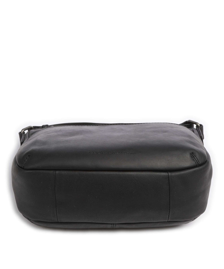 The Chesterfield Brand Cow Wax Pull Up Henderson Crossbody bag black