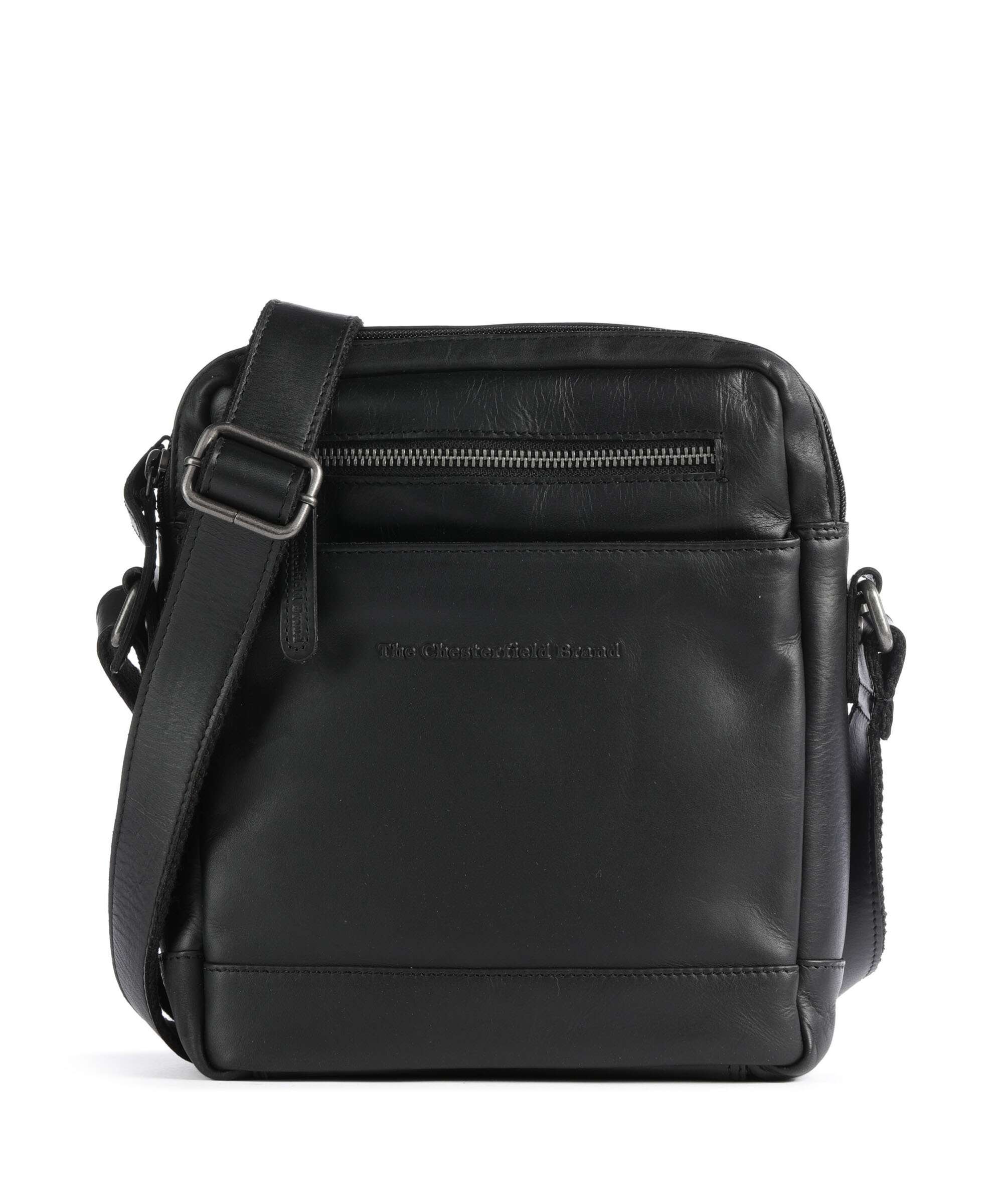 The Chesterfield Brand Cow Wax Pull Up Arnhem Crossbody bag black