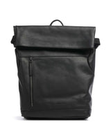 The Chesterfield Brand Cow Wax Pull Up Mazara Rucksack black