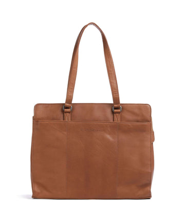 The Chesterfield Brand Cow Wax Pull Up Fidenza Cabas cognac