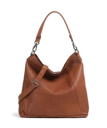 The Chesterfield Brand Washed Waxed Cow Sintra Sac fourre-tout cognac
