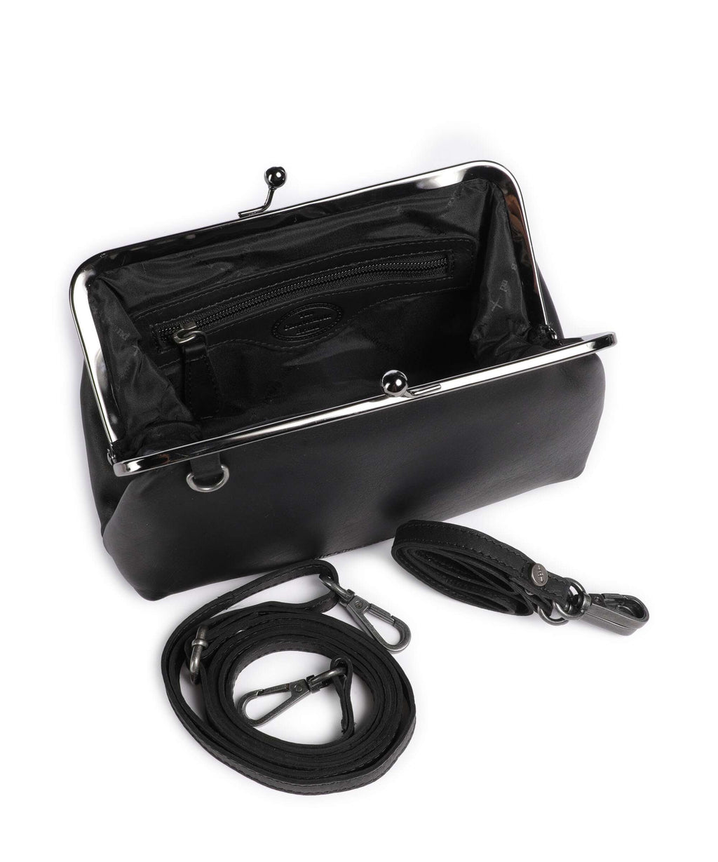 The Chesterfield Brand Wax Pull Up Cow Andrade Shoulder bag black