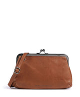 The Chesterfield Brand Cow Wax Pull Up Andrade Schultertasche cognac