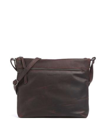 The Chesterfield Brand Cow Wax Pull Up Cartagena Sac bandoulière brown