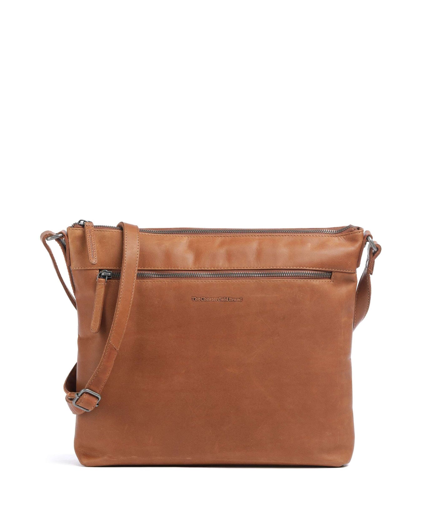 The Chesterfield Brand Cow Wax Pull Up Cartagena Crossbody bag cognac