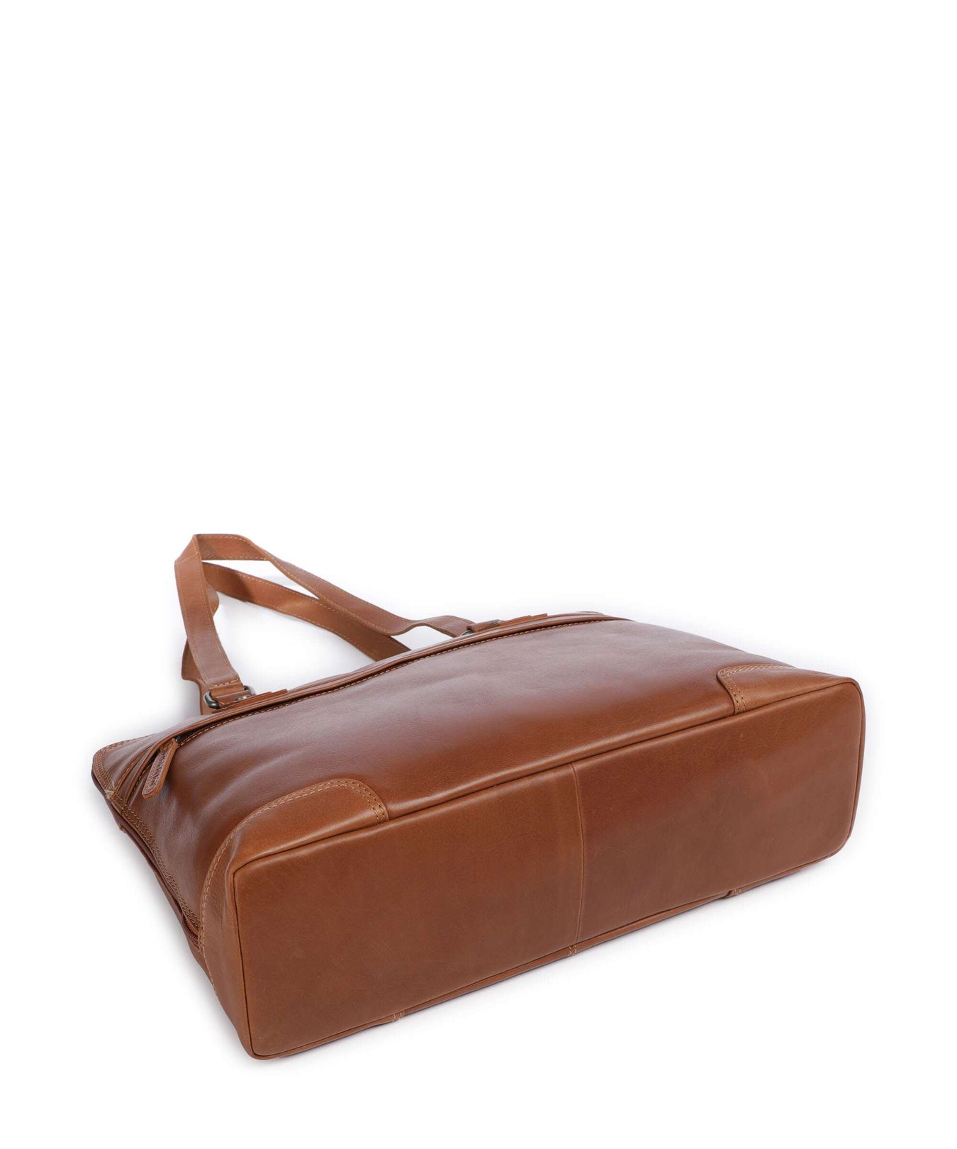 The Chesterfield Brand Cow Wax Pull Up Branson Shoulder bag cognac