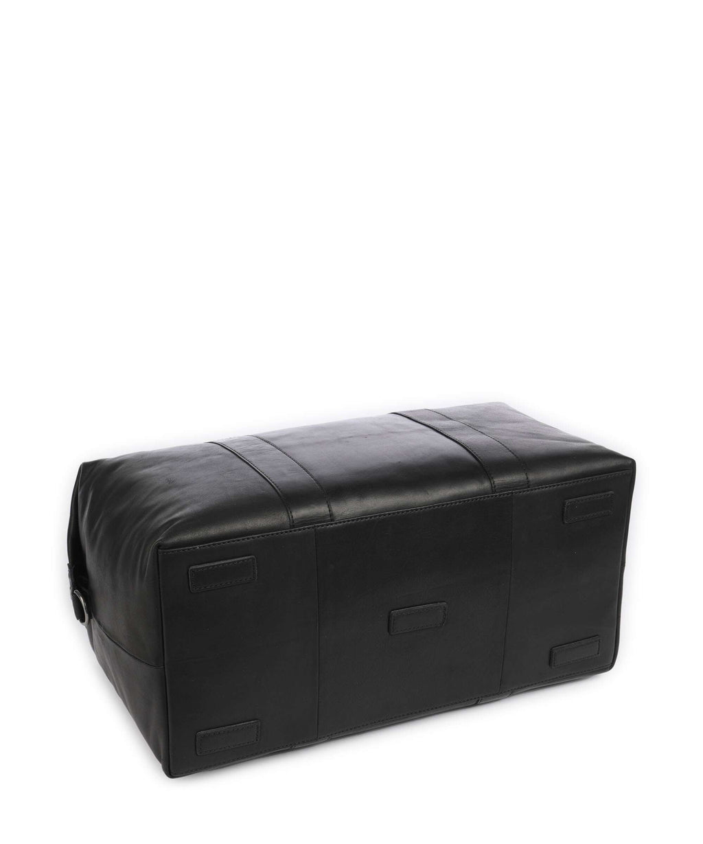 The Chesterfield Brand Cow Wax Pull Up Conor Weekend bag black