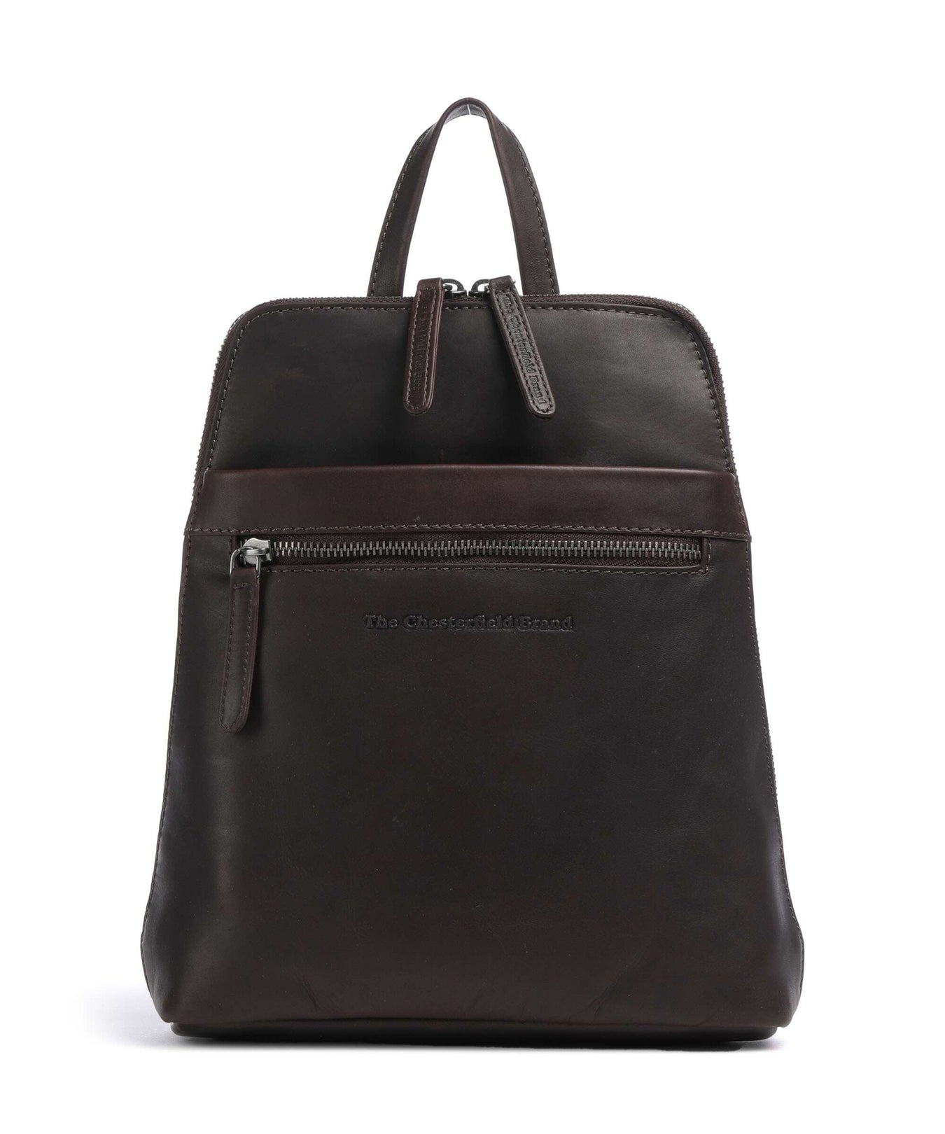 The Chesterfield Brand Cow Wax Pull Up Linford Backpack brown