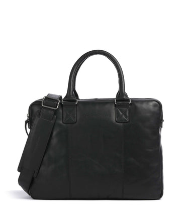 The Chesterfield Brand Cow Wax Pull Up Fabian Porte-document black