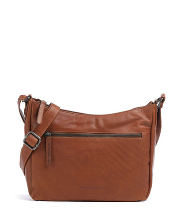 The Chesterfield Brand Cow Wax Pull Up Loraine Umhängetasche cognac